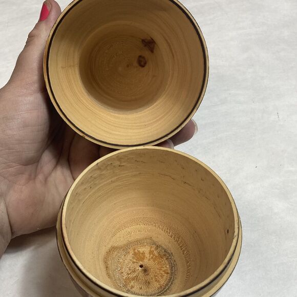 Vintage Winter Russian Hand Painted Matryoshka 10 Piece Nesting Doll 7” - Picture 13 of 13